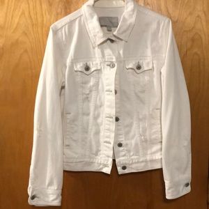 Old navy white denim jacket